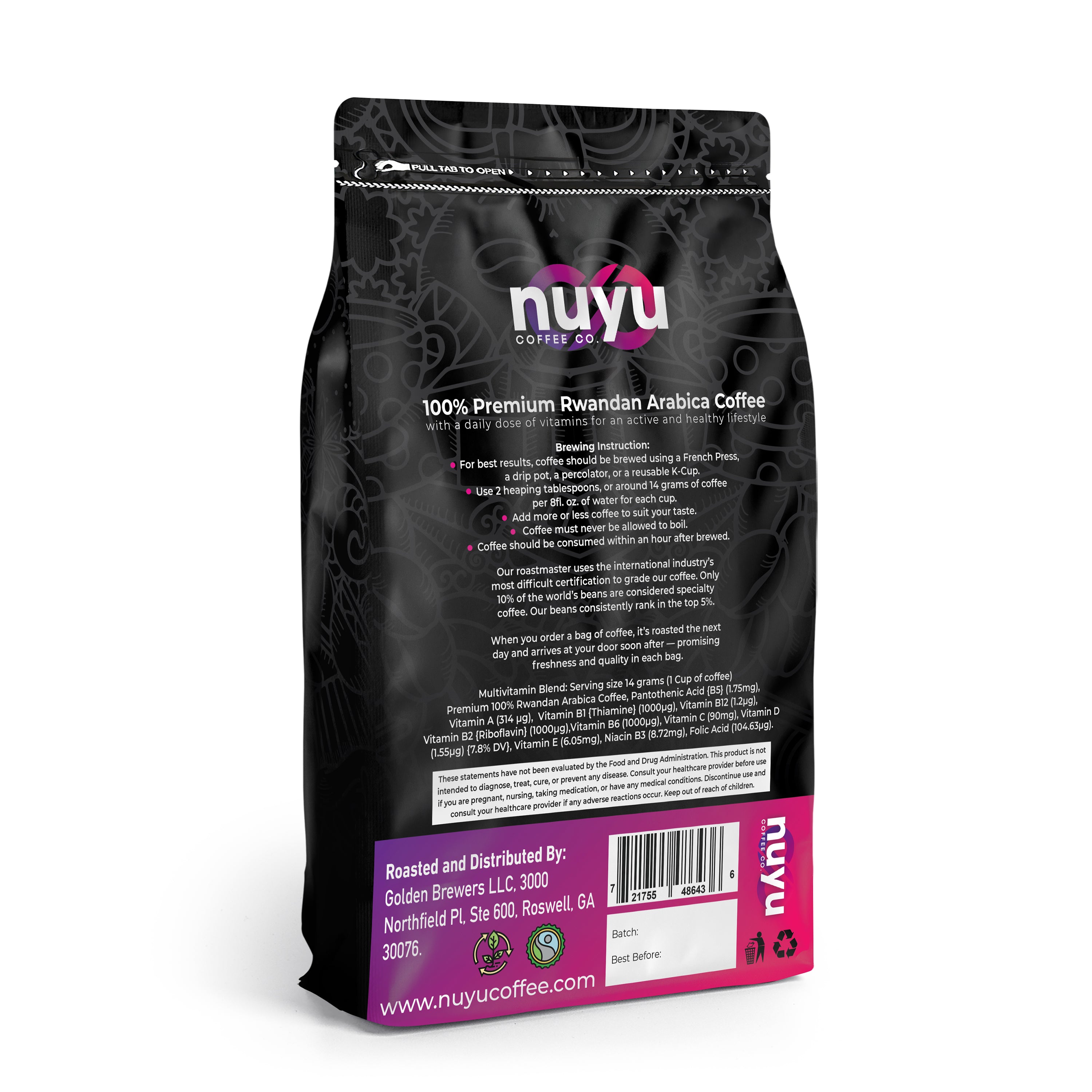 Multivitamin Blend Coffee (12 oz) – Ground Coffee