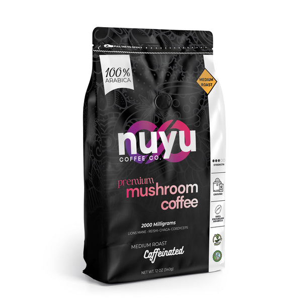 Mushroom Blend Coffee (12 oz) – Ground Coffee