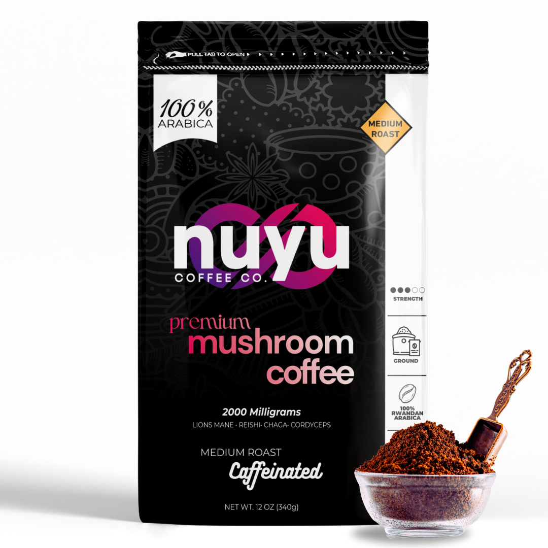 Mushroom Blend Coffee (12 oz) – Ground Coffee