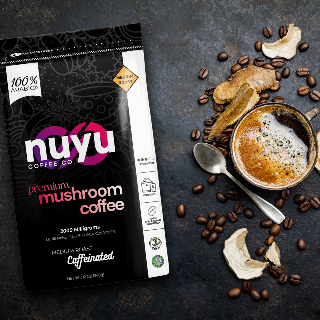 Mushroom Blend Coffee (12 oz) – Ground Coffee