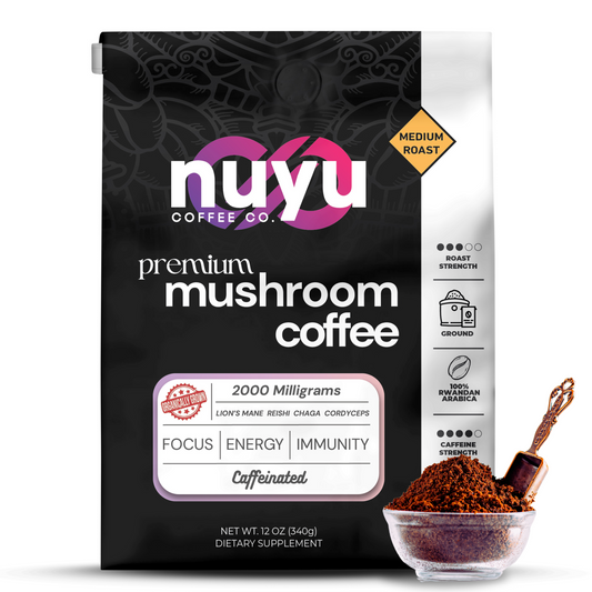 Mushroom Blend Coffee (12 oz) – Ground Coffee