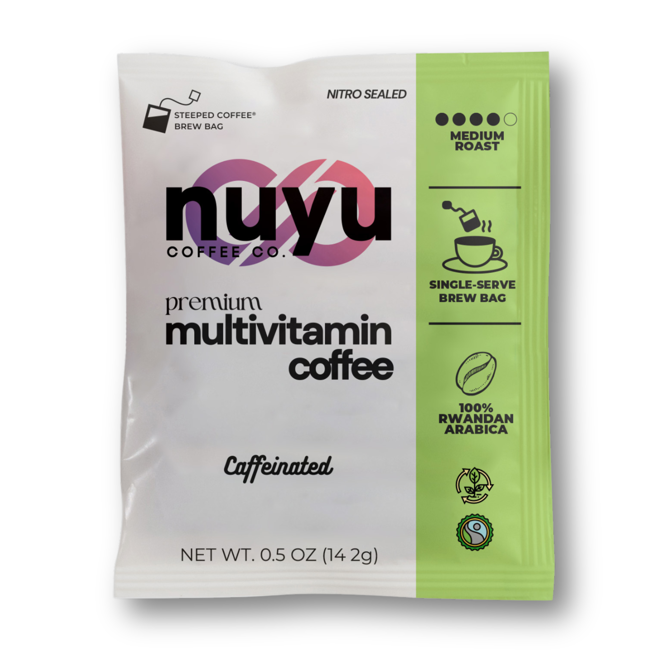 Nuyu Premium Multivitamin Coffee With 7 Brew Bags