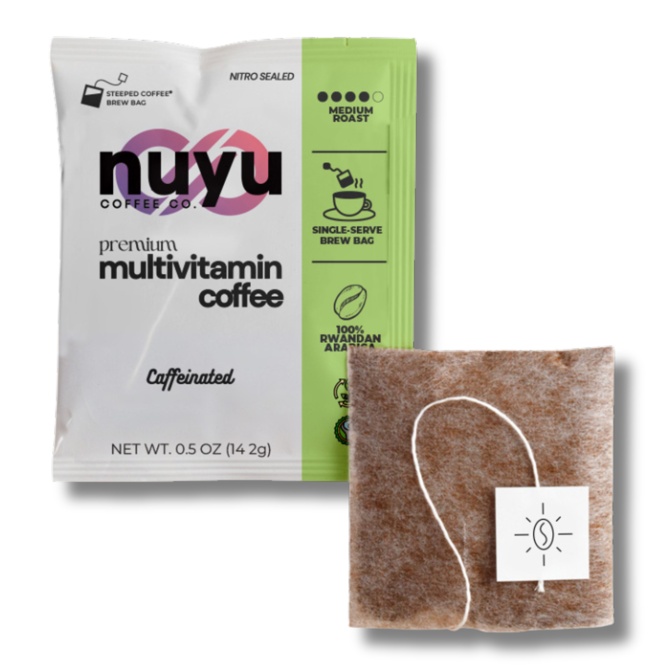 Nuyu Premium Multivitamin Coffee With 7 Brew Bags