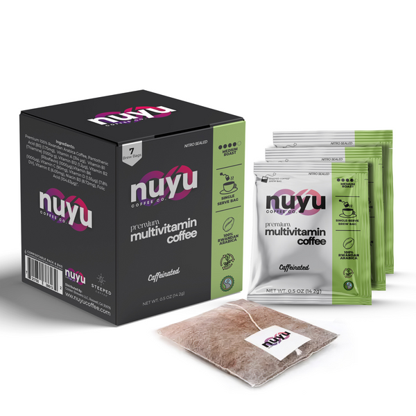 Nuyu Premium Multivitamin Coffee With 7 Brew Bags