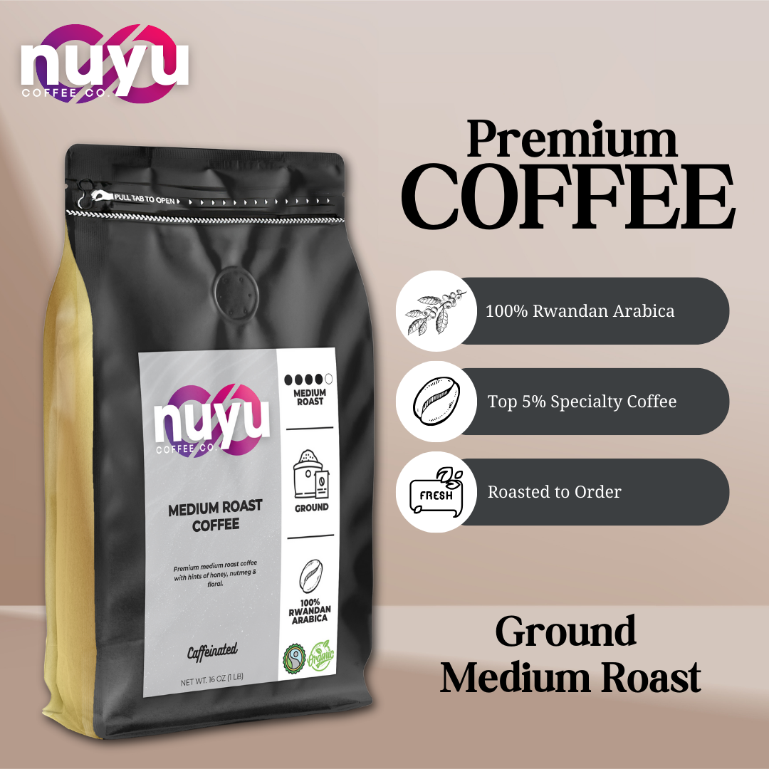 Premium Medium Roast Coffee (1 lb) - Ground